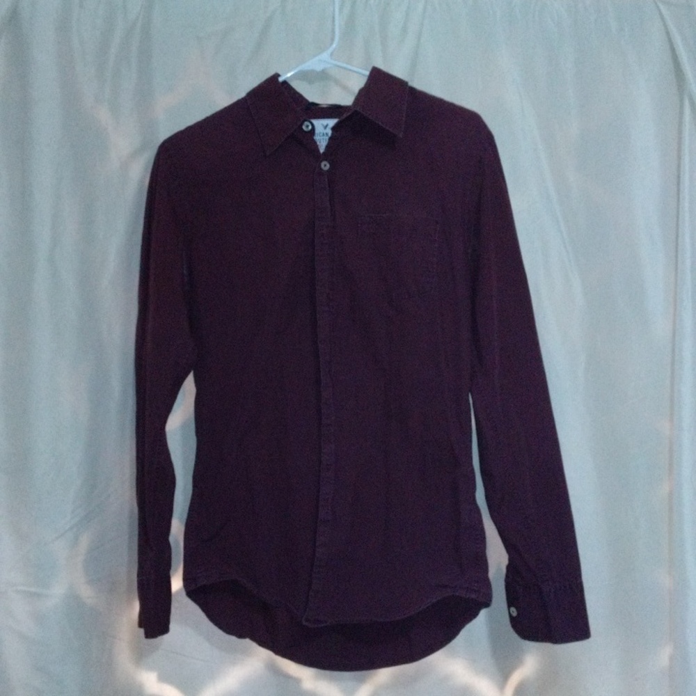 American eagle mens small vintage fit casual button down Nation